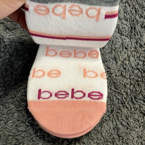 NWT set of 3 various designed Bebe brand socks - Picture 2 of 4